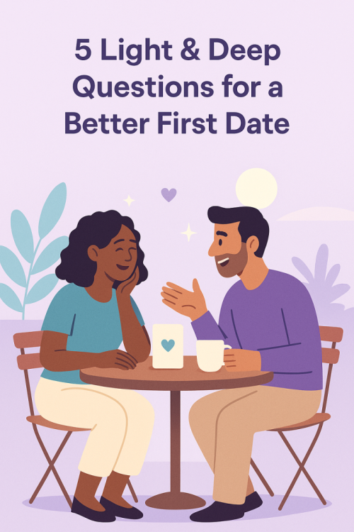 5 Light & Deep Questions That Actually Spark First Date Connection